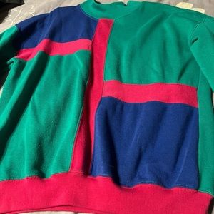 colorful vintage sweatshirt